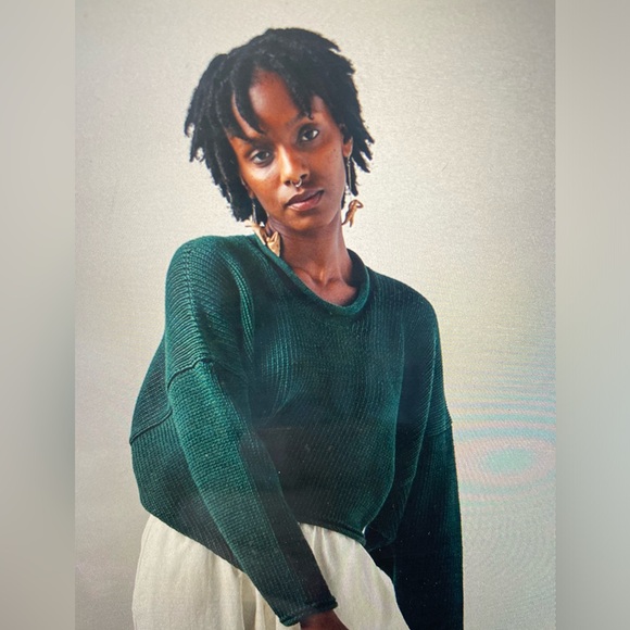 ISO aliya wanek resha sweater - green - Picture 1 of 2